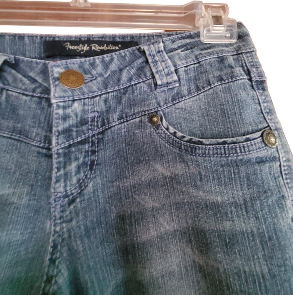 FREESTYLE REVOLUTION CAPRI JEANS SIZE 5 - Picture 4 of 8